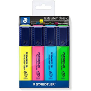 Staedtler Highlighter Textsurfer Asst 3+1 Wlt 4