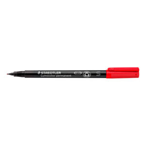 Staedtler Marker Ohp Perm Sf Lumocolour Red