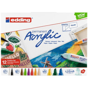 Edding Marker Acrylic Double Liner Asst Set 26’s