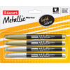 Luxor Marker Paint M Metallic Gold / Silver Crd 4