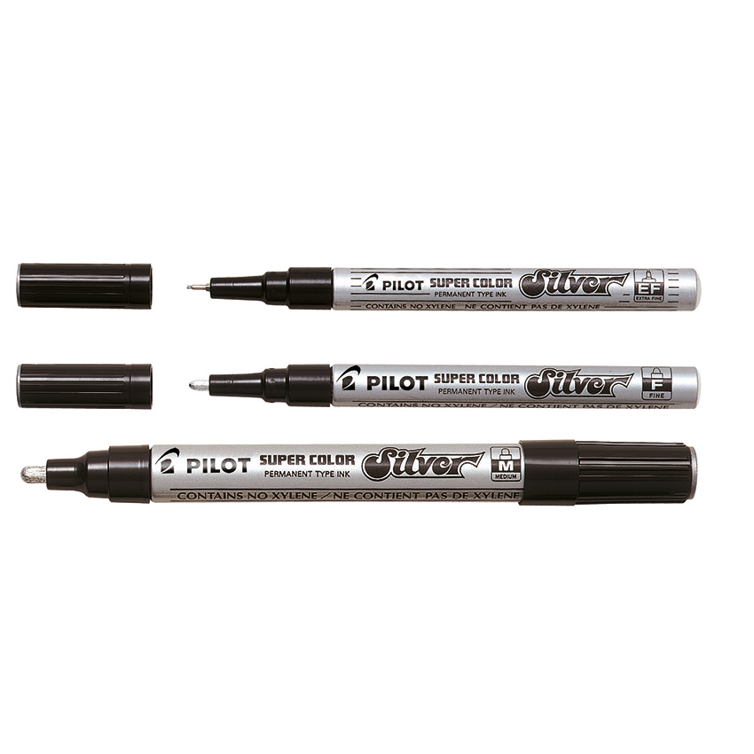 2121140096-MFP166-SC-S-B-1.jpg Pilot Marker Paint B Super Color Silver