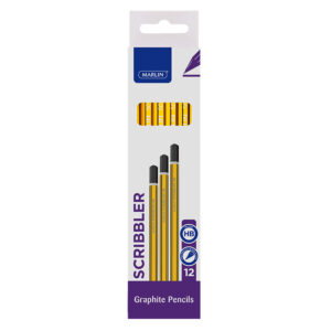 Marlin Pencil Scribbler Hb Blue / Yellow 12’s
