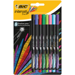 Bic Pen Fineliner Intensity Asst Wlt 8