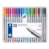 Staedtler Pen Fineliner Triplus Asst Box 20