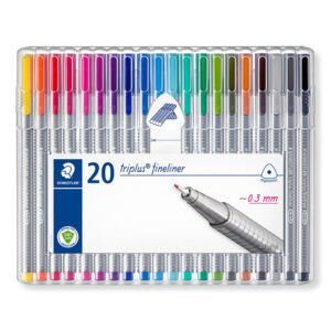Staedtler Pen Fineliner Triplus Asst Box 20