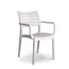 2595 Enjoy armchair Solid Slatted White 41328398abefa5ed31e795582dbd7969