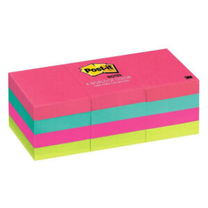 3M Notes 38×50 Post-it 100 Sht Asst Cape 12pk