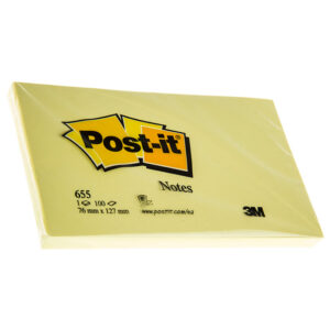 3M Notes 76×127 Post-it 100 Sht Yellow
