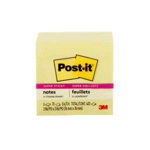 3M Notes Pop Up Refill 76×76 Post-it Yellow