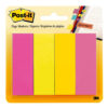3M Notes Page Marker 23×73 Post-it 50 Sht Bright 4pk