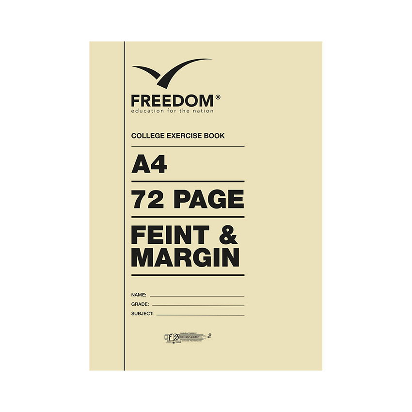 303070009-BKS0023-2014-1.jpg Freedom Book College Exercise A4 Sc 72pg F/m
