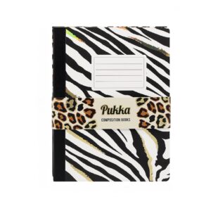 Pukka Wild Composition A4 Soft Cover 140pg F/m Asst Covers