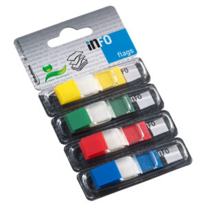 Info Flags Mini Info Colour Tip Asst Std 144’s