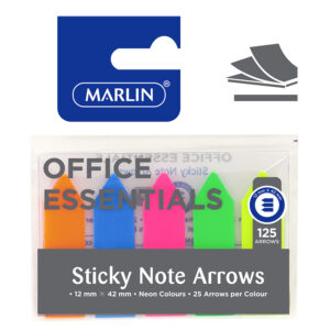 Marlin Flags Arrow Sticky Notes Asst Neon 125’s 1 Marlin Flags Arrow Sticky Notes Asst Neon 125’s