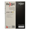 Rexel Notebook Pocket 96pg Top Spiral Black