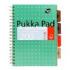 Pukka Metallic Notebook B5 Pp Cover 200pg Project Book Green