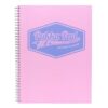 Pukka Pastel Notepad A4 Soft Cover 200pg Side Spiral Jotta Pink