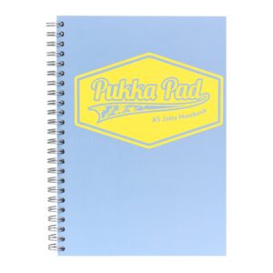 Pukka Pastel Notepad A5 Soft Cover 200pg Side Spiral Jotta Blue