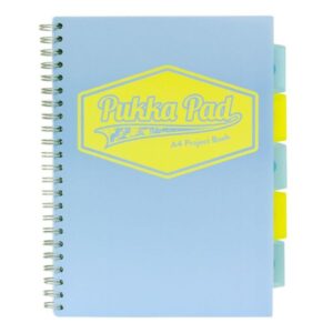 Pukka Pastel Notebook A4 Pp Cover 200pg Project Book Blue