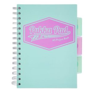 Pukka Pastel Notebook A5 Pp Cover 200pg Project Book Teal