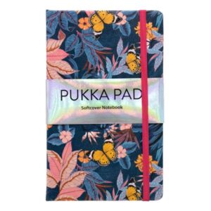 Pukka Bloom Notepad 13×21 Soft Cover 192pg Blue 1 Pukka Bloom Notepad 13×21 Soft Cover 192pg Blue
