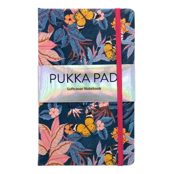 303210068-9491-BLM-1.jpg Pukka Bloom Notepad 13×21 Soft Cover 192pg Blue