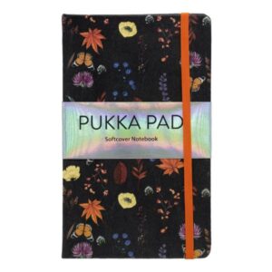 Pukka Bloom Notepad 13×21 Soft Cover 192pg Black