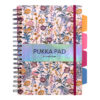 Pukka Bloom Notebook B5 Hard Cover 200pg Project Book Cream