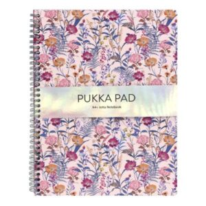 Pukka Bloom Notebook A4+ 160pg Side Spiral Jotta Round Corners Cream