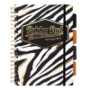 Pukka Wild Notebook B5 Hard Cover 200pg Project Book Zebra