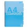 Notebook A4 Pp Cover 200pg Project Book Blue/purple 4pk