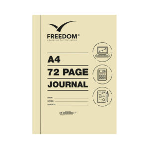 Freedom Book Account Sc A4 72pg Journal