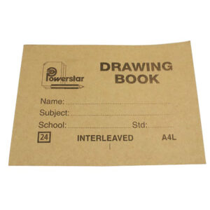 Powerstar Book Artist Drawing A4l 24pg with Tissue