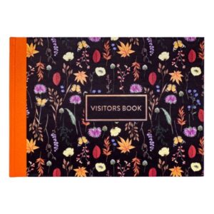 Pukka Bloom Book Visitors A4l 96pg Black