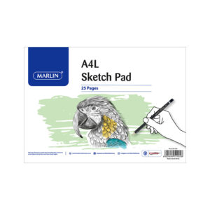 Marlin Pad Artist Sketch A4l 25 Sht Spiral Bound