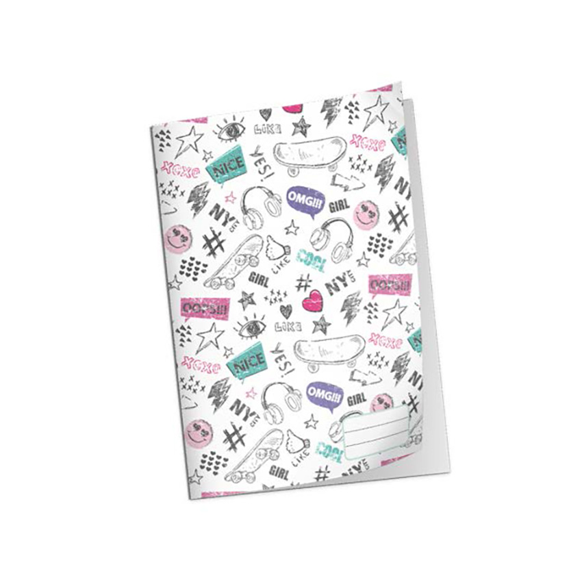 303330002-MAR-001F-001-1.jpg Marlin Cover Pre-cut Paper A4 Star Love Smile 5pk
