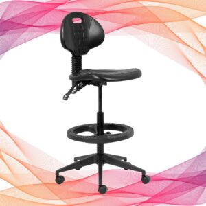 Industrial PU Draughtsman - Draughtsman Office Chairs from Progress Office Furniture