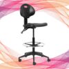 Industrial PU Draughtsman - Draughtsman Office Chairs from Progress Office Furniture