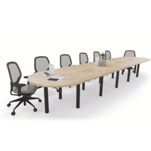 MODULAR BOARDROOM END 32MM HALF CIRCLE TOP