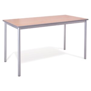 RECTANGULAR TRAINING TABLE ROUND LEGS 1 40701 1