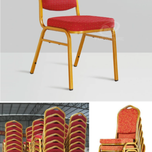 Banquet Half Back Chair - Stackable, Uncovered