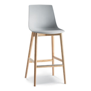 Obi Barstool Polyprop Timber Legs