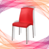 Canteen Twigge – 4 Legged Red - Canteen Chairs from Progress Office Furniture