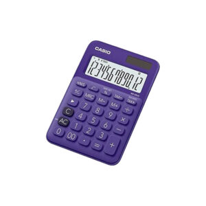 Casio Calculator Desktop Mini 12 Dig Purple
