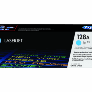 HP 128a Original Cyan Laserjet Toner Cartridge For Clj Cp1525 1 53911 1