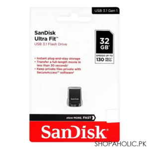 Sandisk Ultra Fit Usb Flash Drive 3.1 32gb Silver Grey 1 56214 1