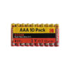 Kodak Battery Aaa Super Heavy Duty Zinc Long Shrink Pack 10