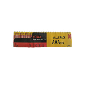 Kodak Battery Aaa Super Heavy Duty Zinc Long Shrink Pack 24