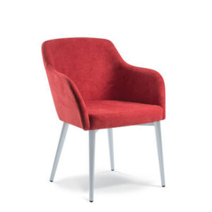 Boxx Armchair Tapered Steel Leg