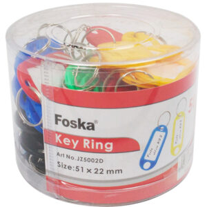 FOSKA Plastic KEY RINGS
